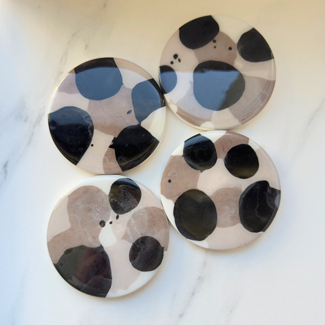 Neutral Funky Coaster Set