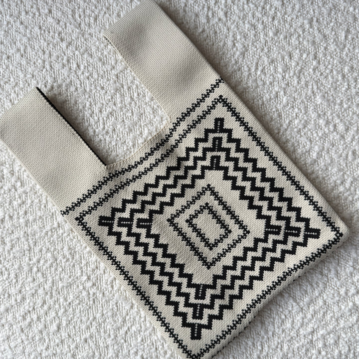 Geometric Tote | Trendy Patterned Handbag