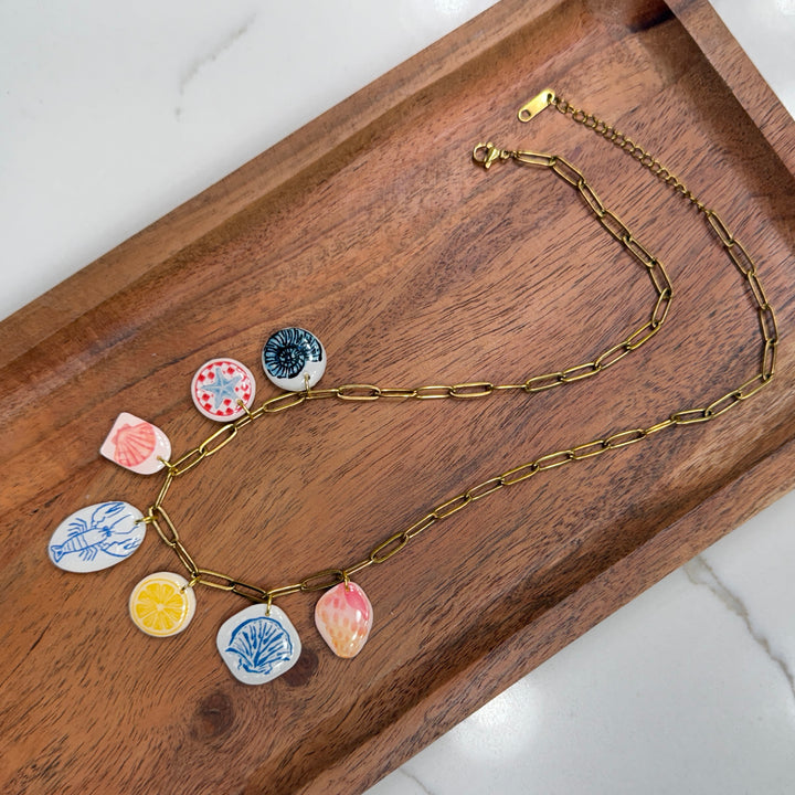 Sunwashed Charm Necklace