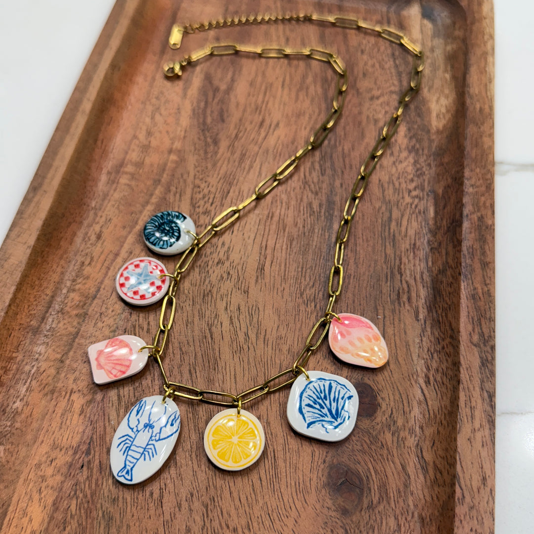 Sunwashed Charm Necklace